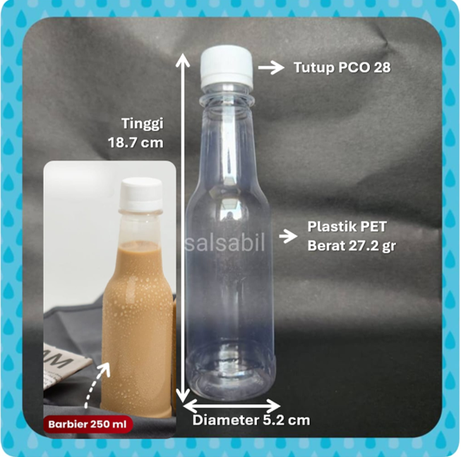 Botol barbier 250ml