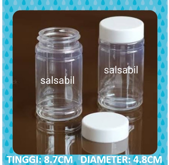 Botol pro round 100ml natural