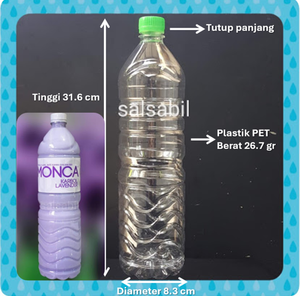 Botol mineral 1.500ml