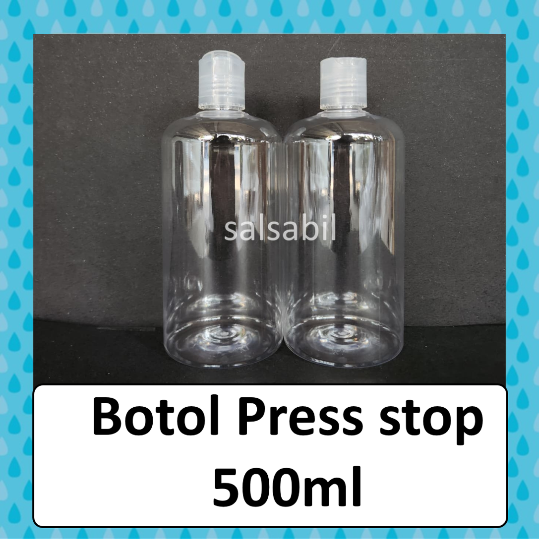 Botol press stop 500ml