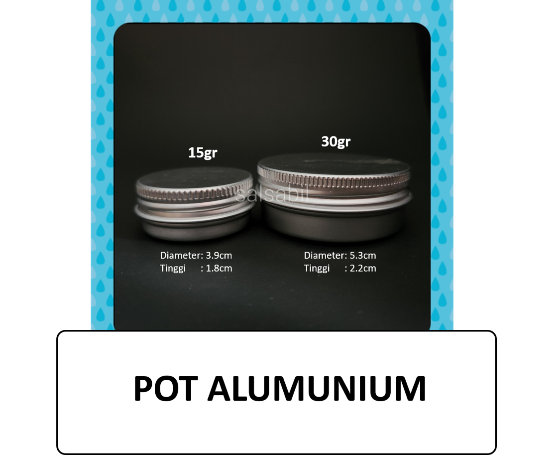 Pot alumunium