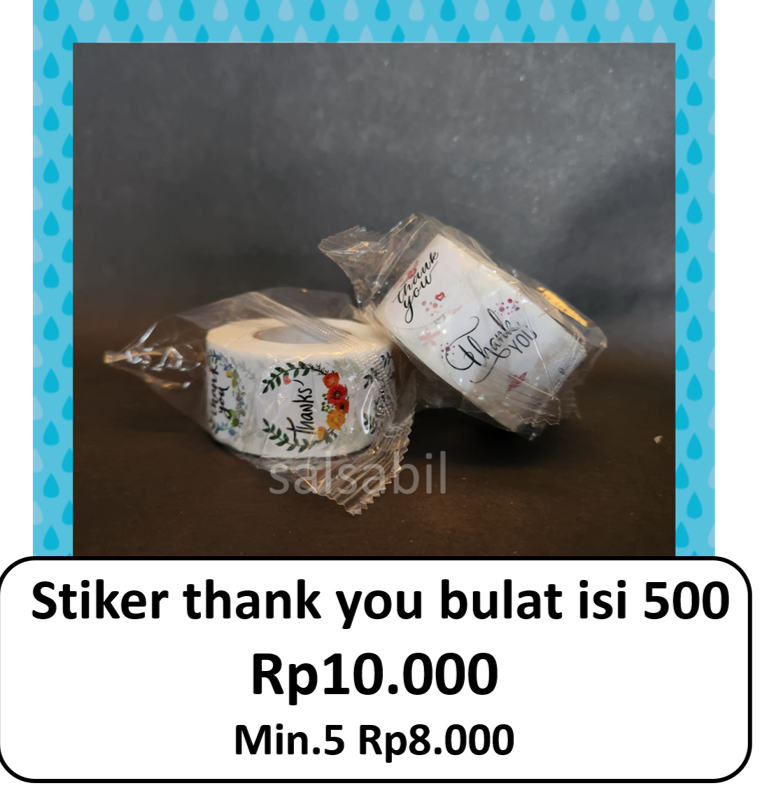 Stiker thank you