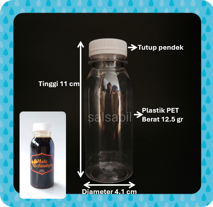 Botol jelly 100ml tipis