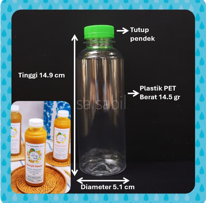 Botol almond 250ml