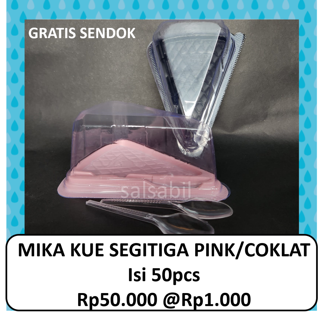Mika kue segitiga