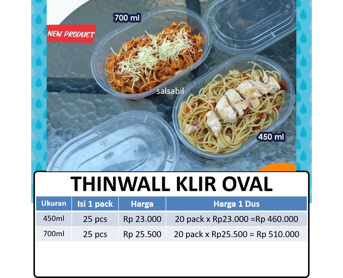 Thinwall klir oval