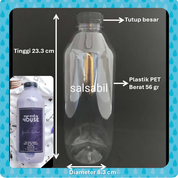 Botol kale 1 liter