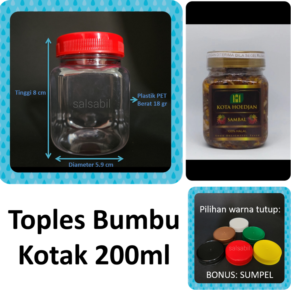 Toples bumbu kotak 200ml