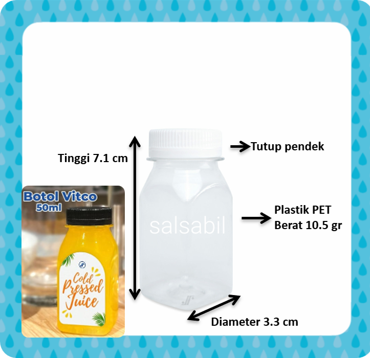 Botol vitco 50ml