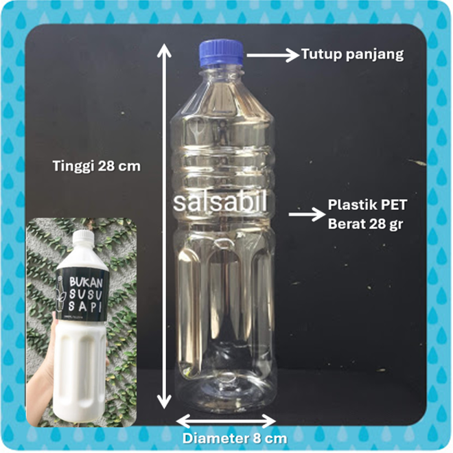 Botol kuda 1 liter