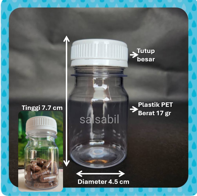 Botol tablet 90ml