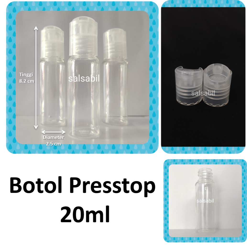 Botol press stop 20ml