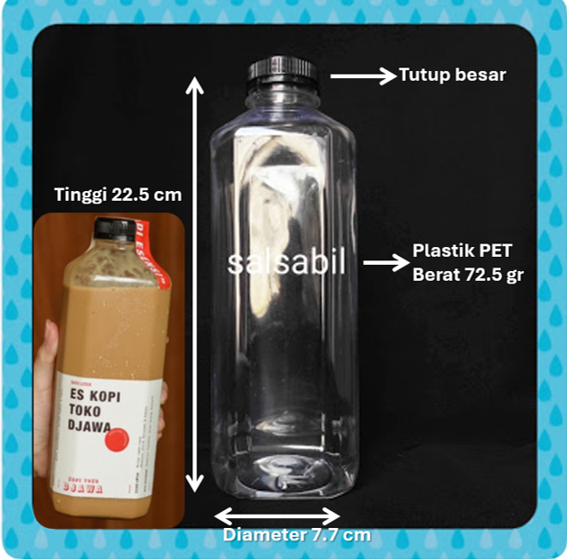 Botol kick 1 liter