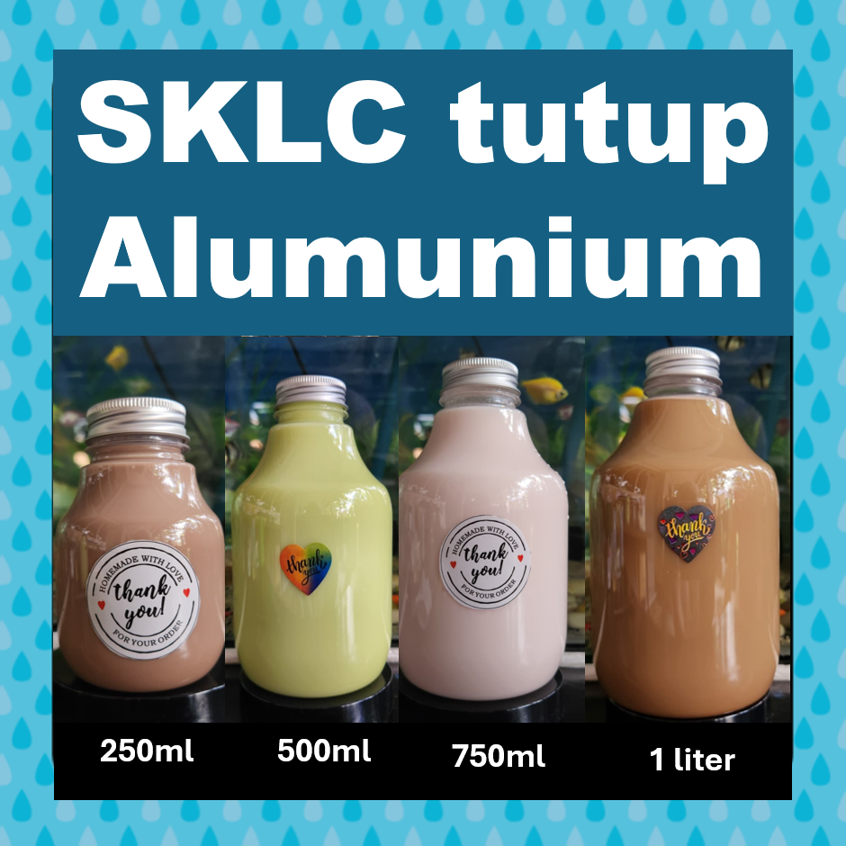 Botol sklc tutup alumunium