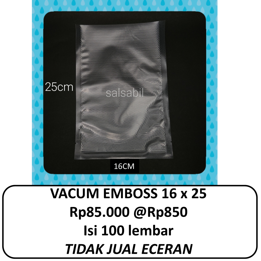 Vacum emboss 16 x 25