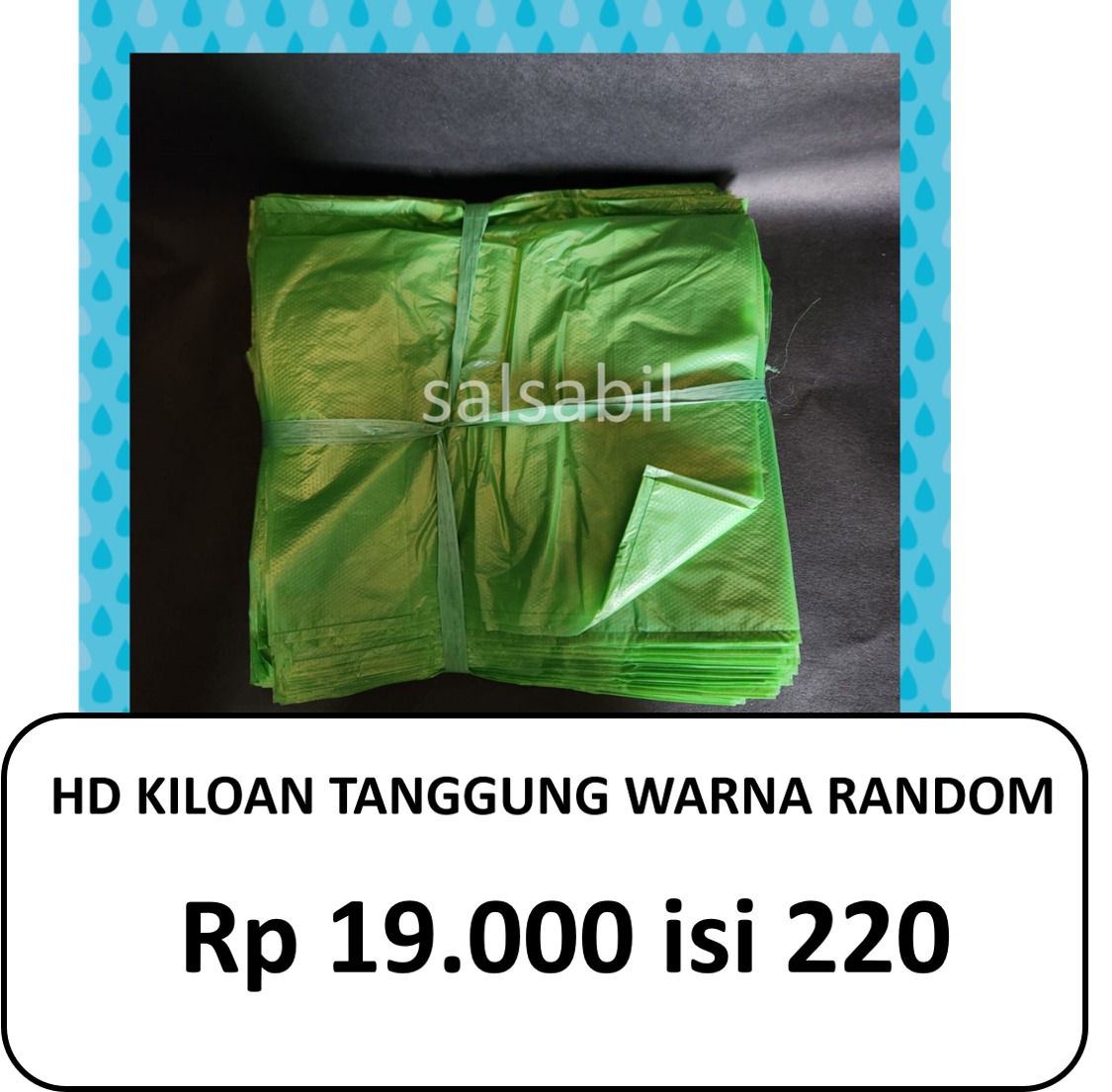 Plastik kiloan tanggung warna
