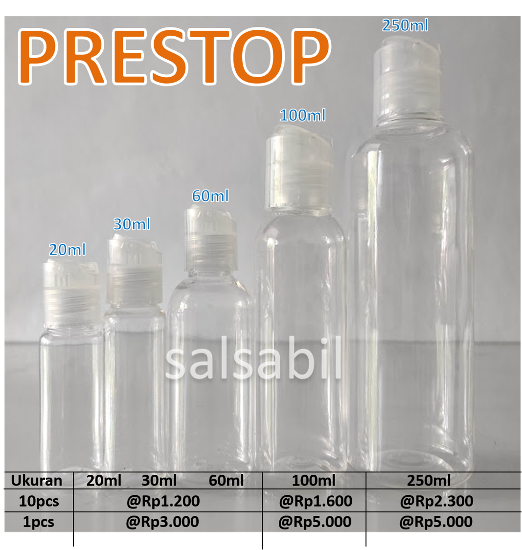 Botol press stop