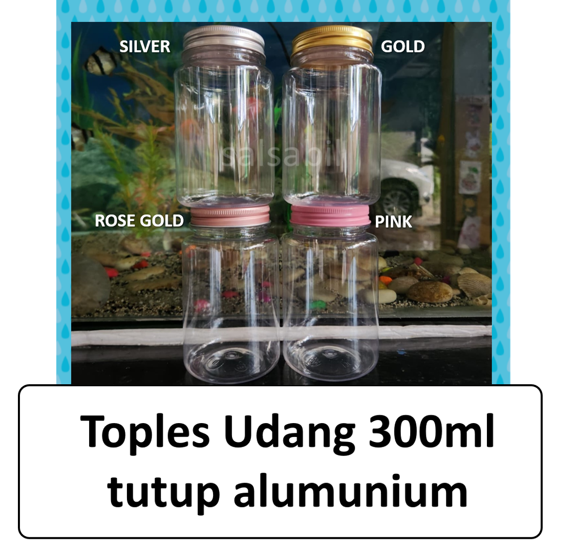 Toples udang 300ml tutup alumunium