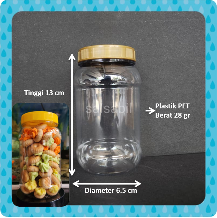 Toples bulat 500ml
