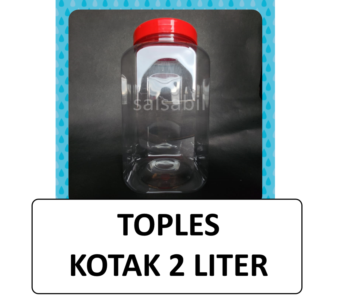 Toples kotak 2 liter