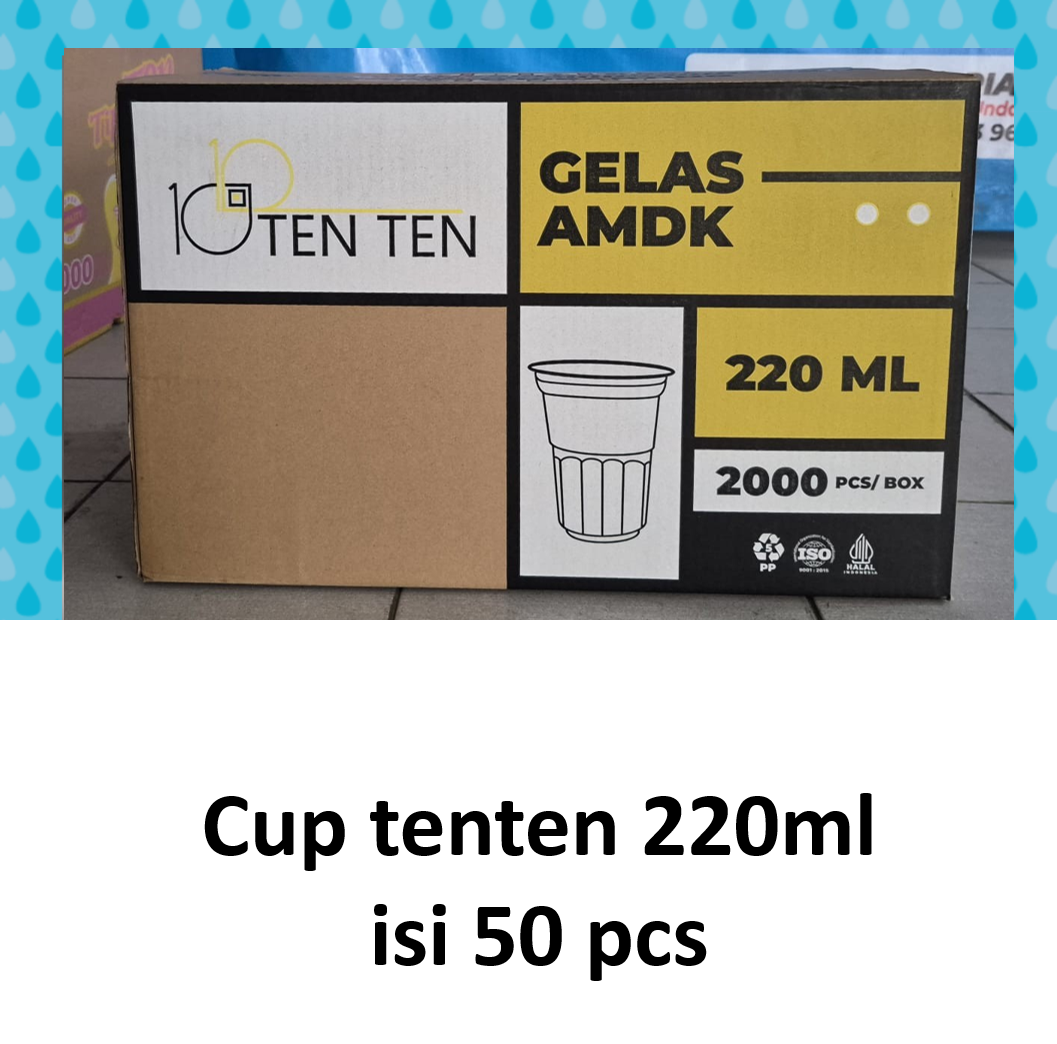 Cup tenten 220ml / gelas amdk