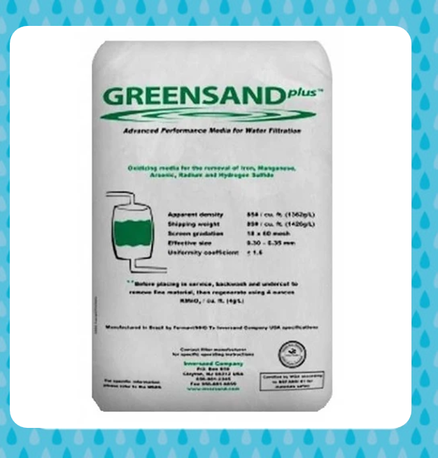 Filter manganis greensand plus