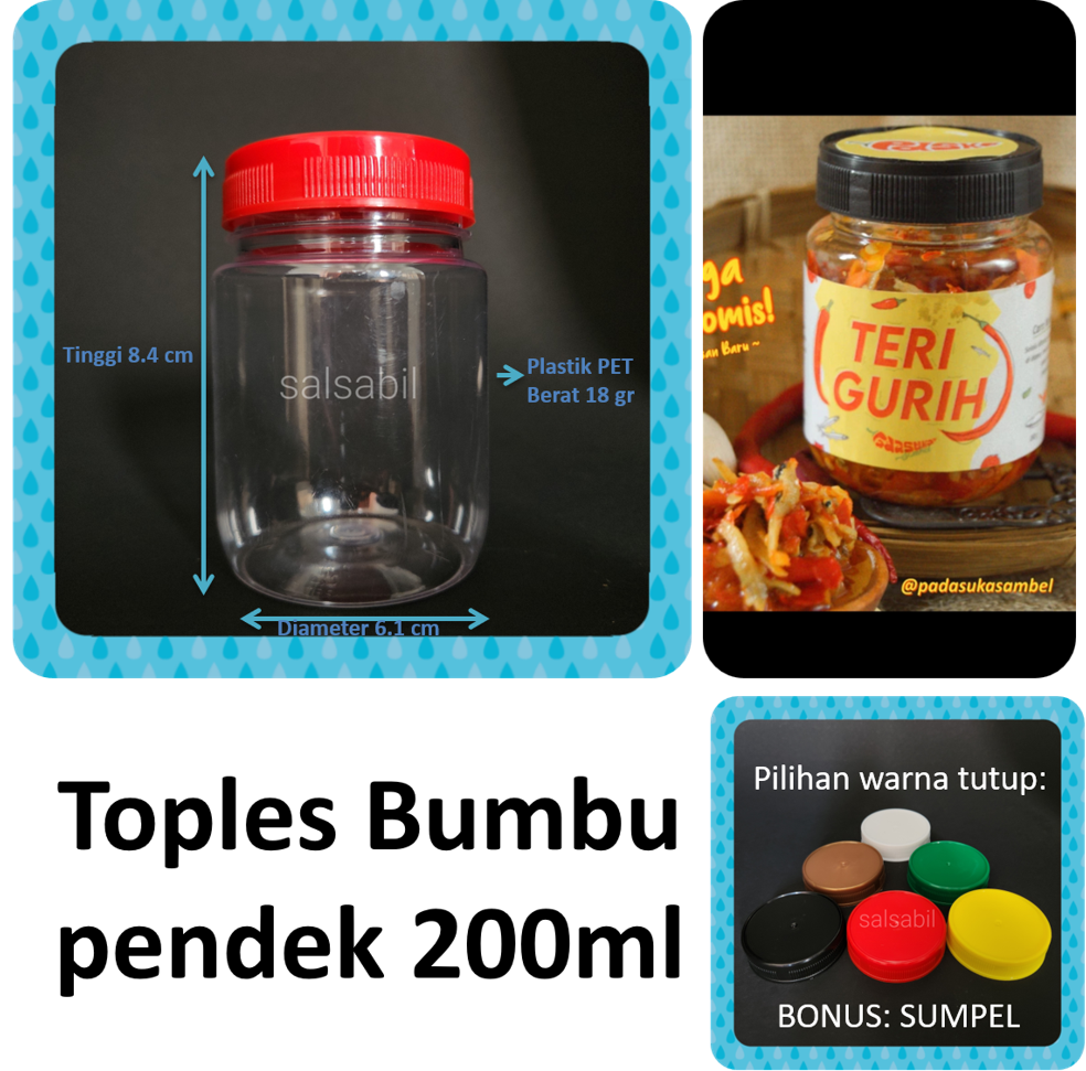 Toples bumbu pendek 200ml