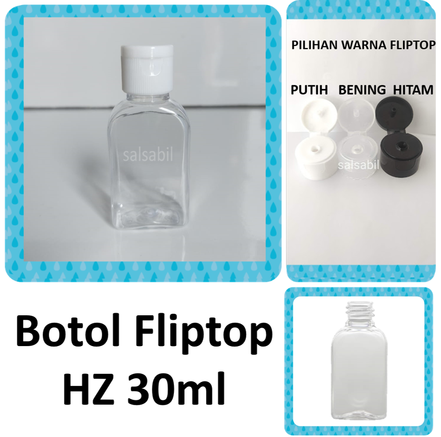 Botol fliptop hz 30ml