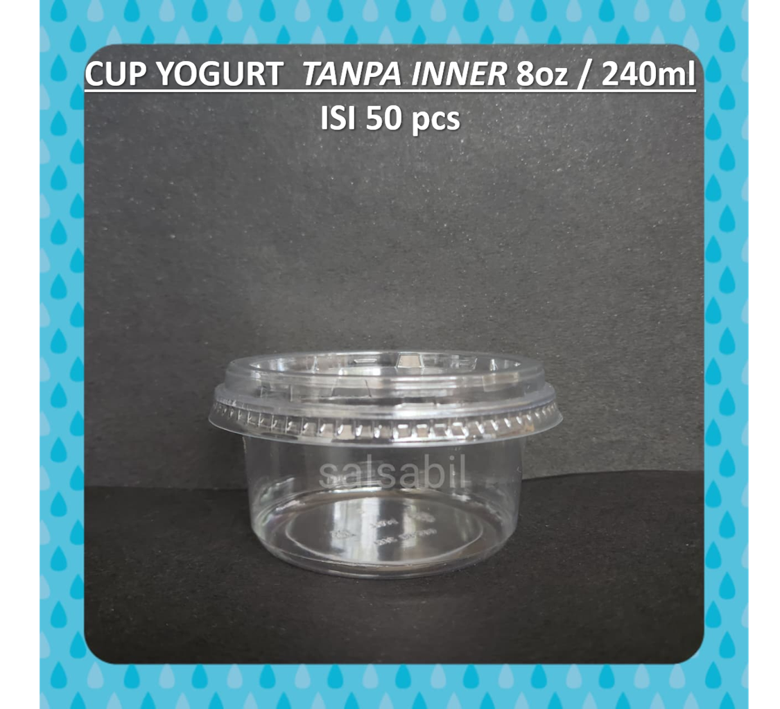 Cup yogurt tanpa inner 8oz