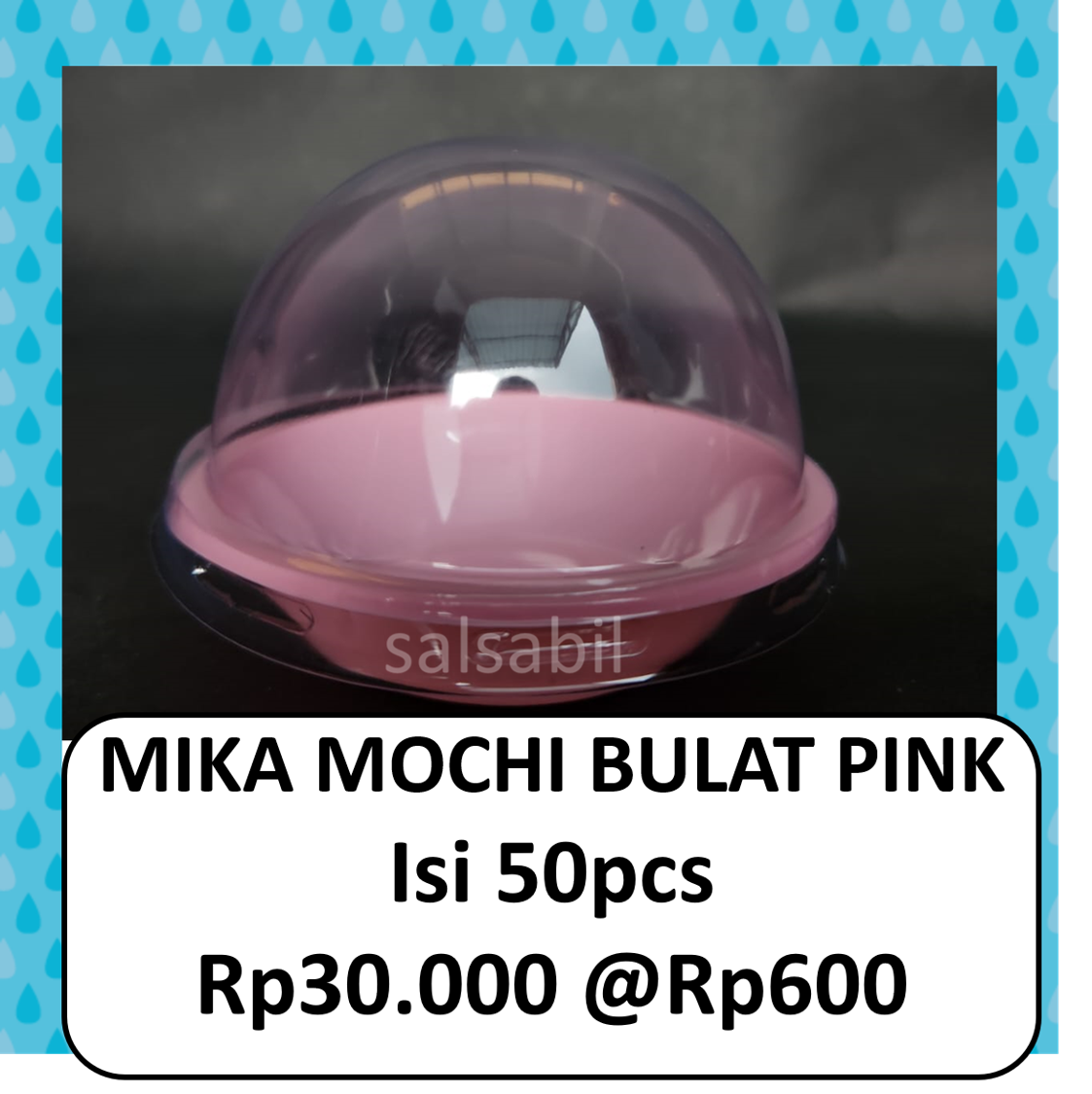 Mika mochi pink bulat