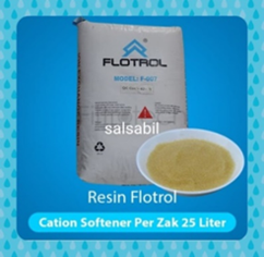 Filter resin flotrol