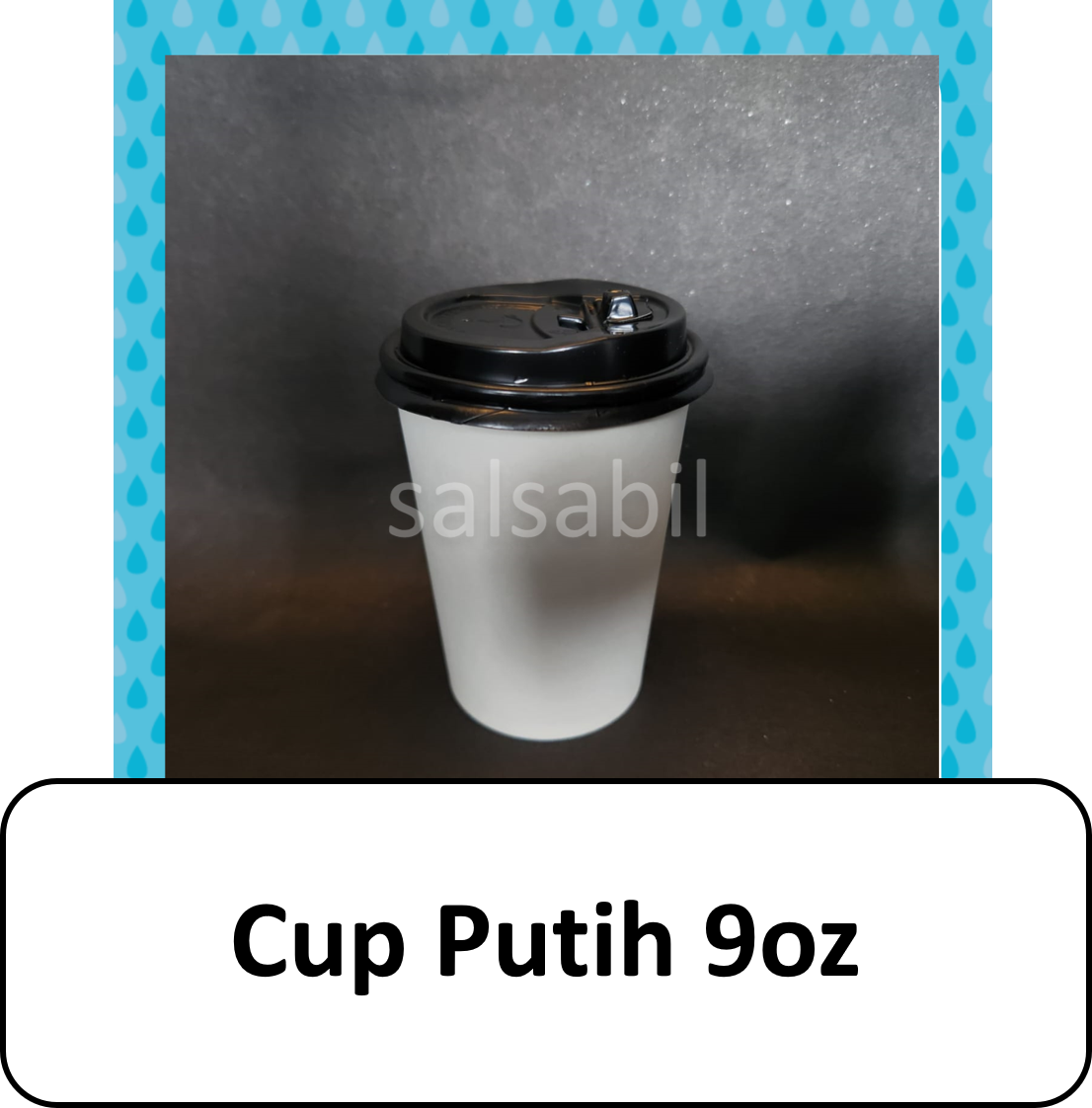Cup putih 9oz