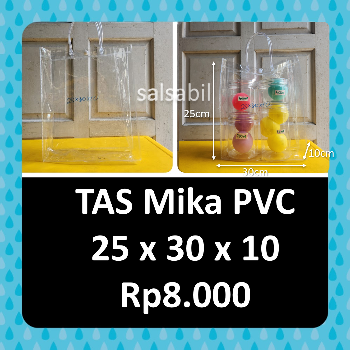 Tas mika 25 x 30 x 10