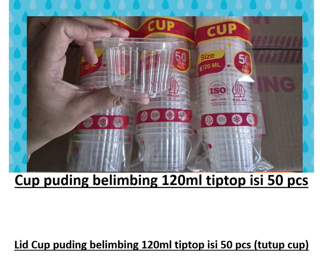 Cup puding belimbing 120ml tiptop