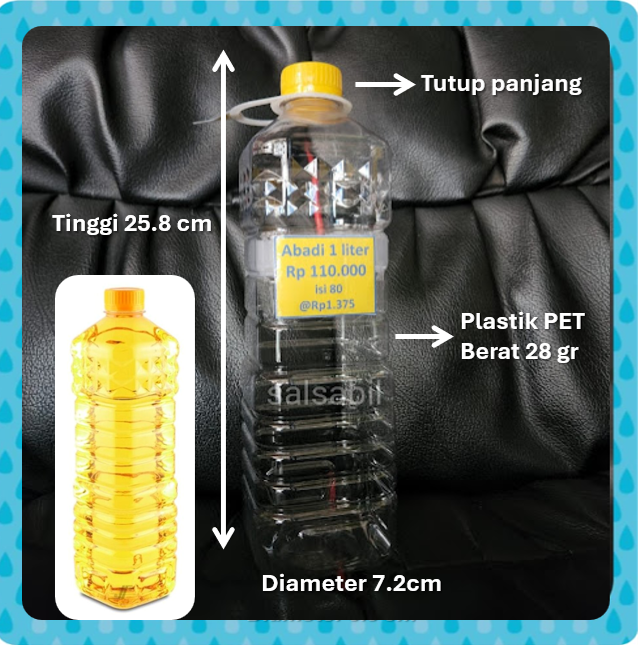 Botol abadi 1 liter