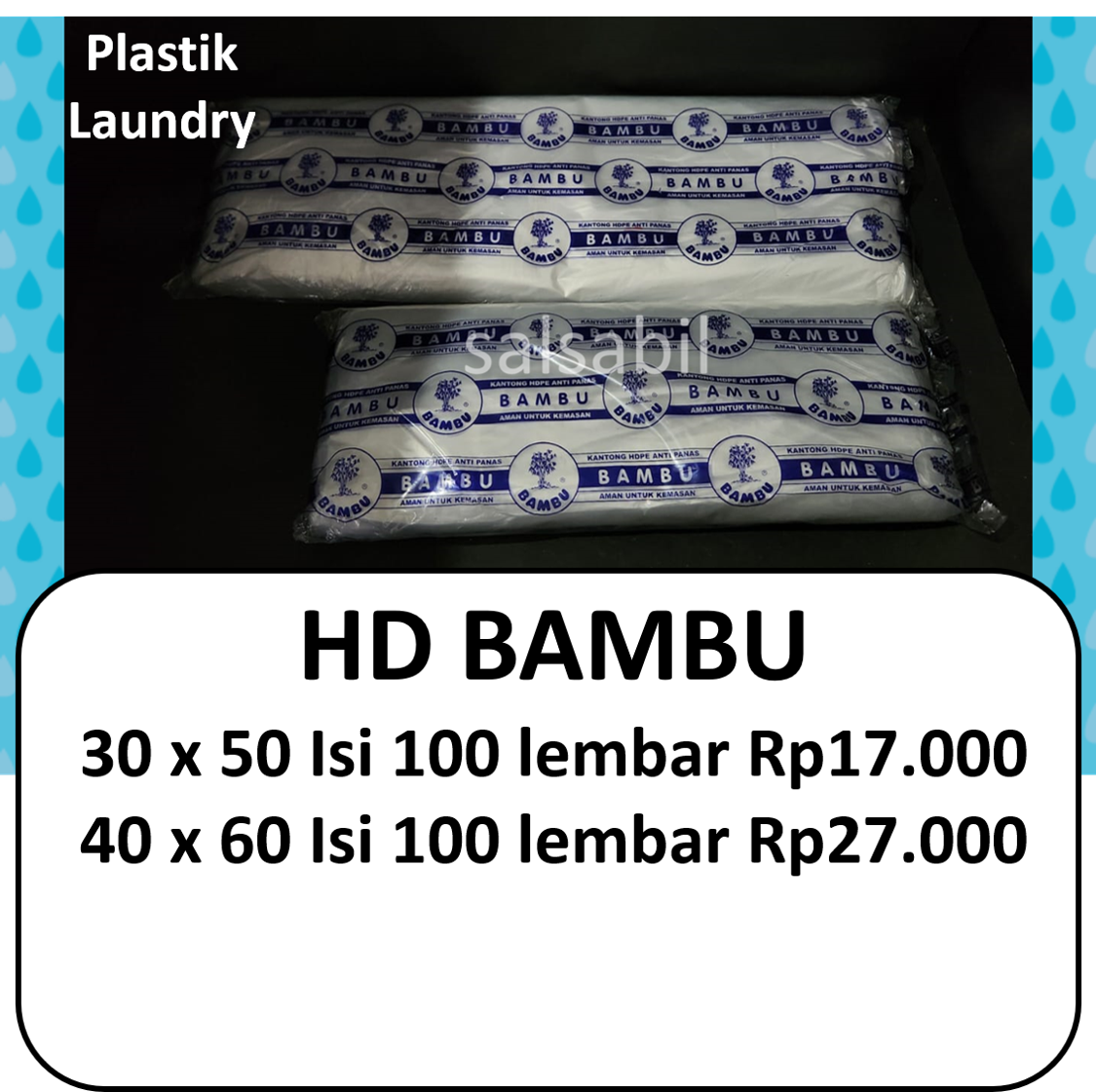 Plastik HD bambu
