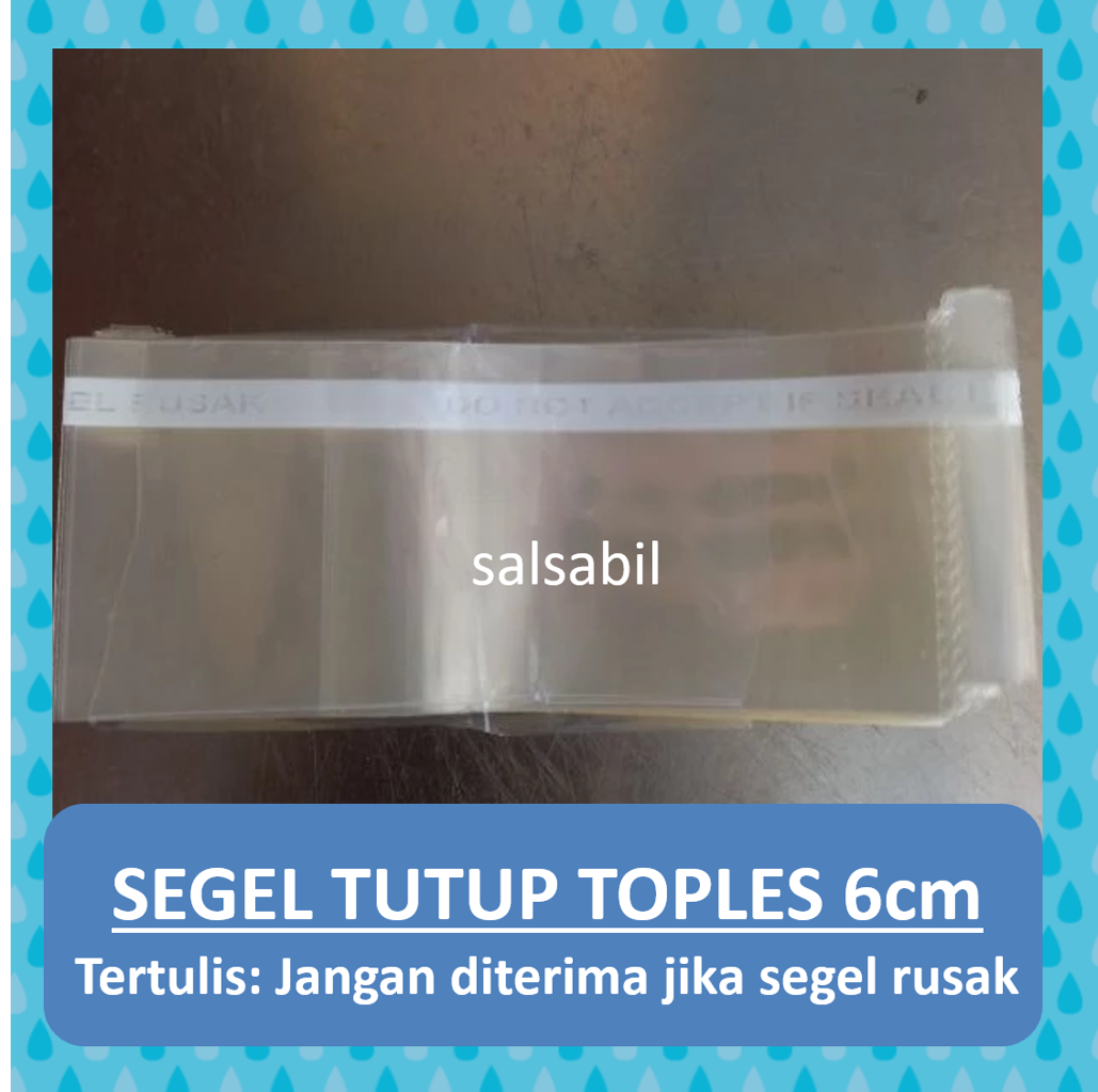 Segel tutup toples 6cm