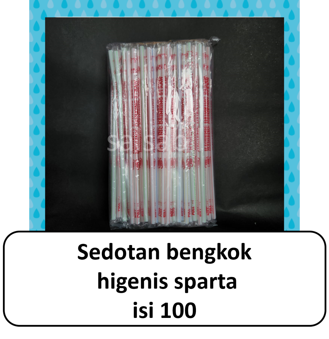 Sedotan bengkok higenis sparta