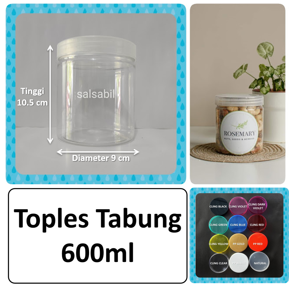 Toples tabung 600ml