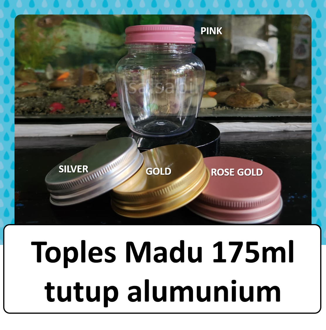 Toples madu 175ml tutup alumunium