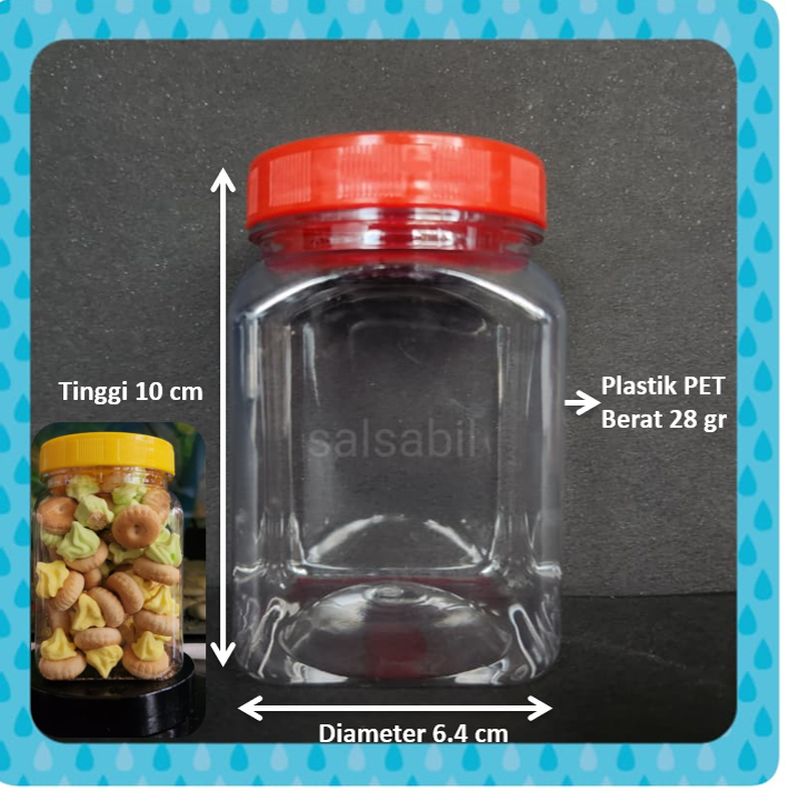 Toples kotak 340ml