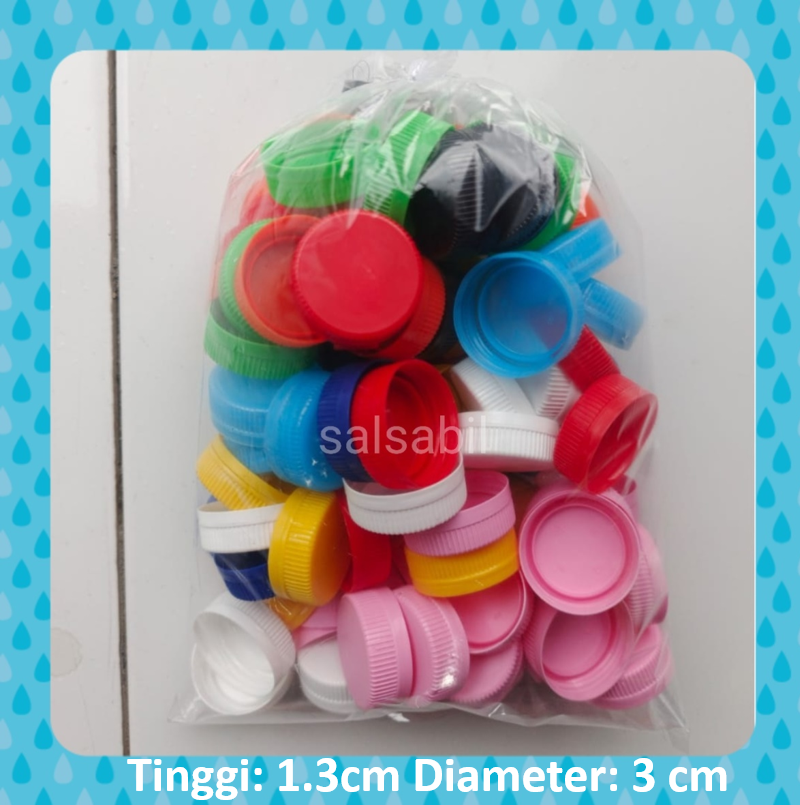 Tutup botol pendek mix warna