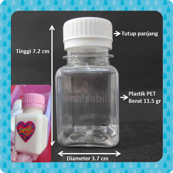 Botol kotak 50ml