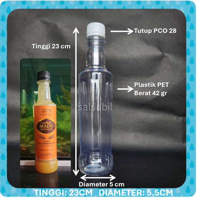 Botol madu 350ml N28