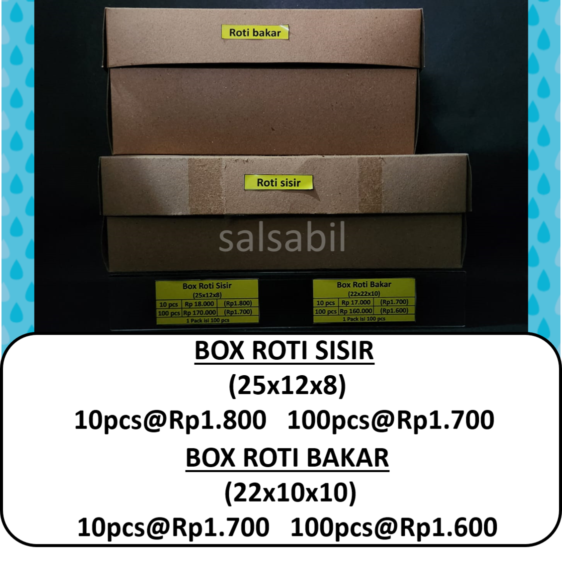 Box roti sisir