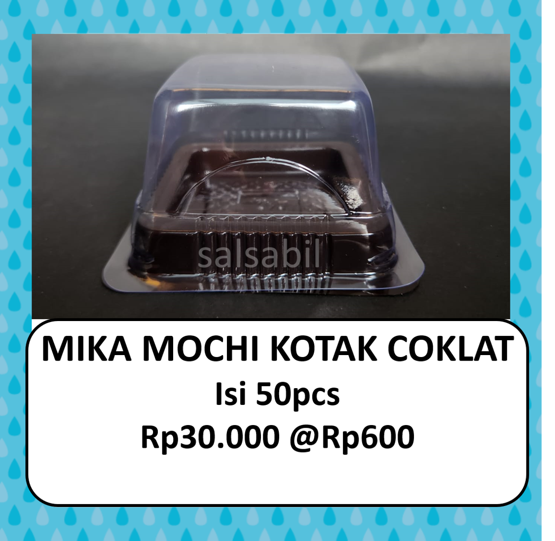 Mika mochi kotak coklat