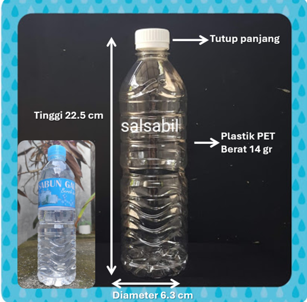 Botol mineral 600ml