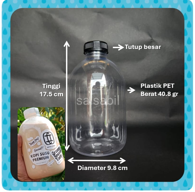 Botol sklb 1 liter