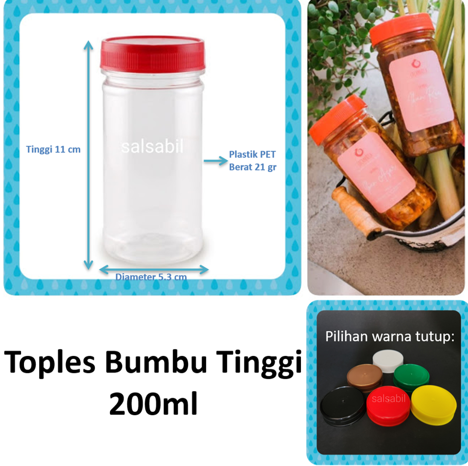 Toples bumbu tinggi 200ml