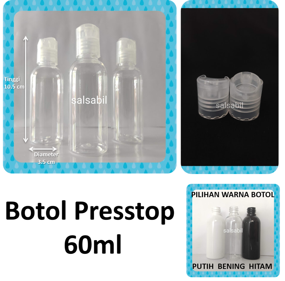 Botol press stop 60ml